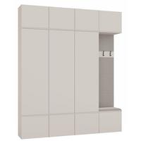GARDEROBENSCHRANK modern, Schrank Set Kleiderschrank - Schuhschrank Kaschmir 200/238/35 - Kaschmir, Holzwerkstoff (200/238/35cm) - RAUMHIRSCH FURNITURE
