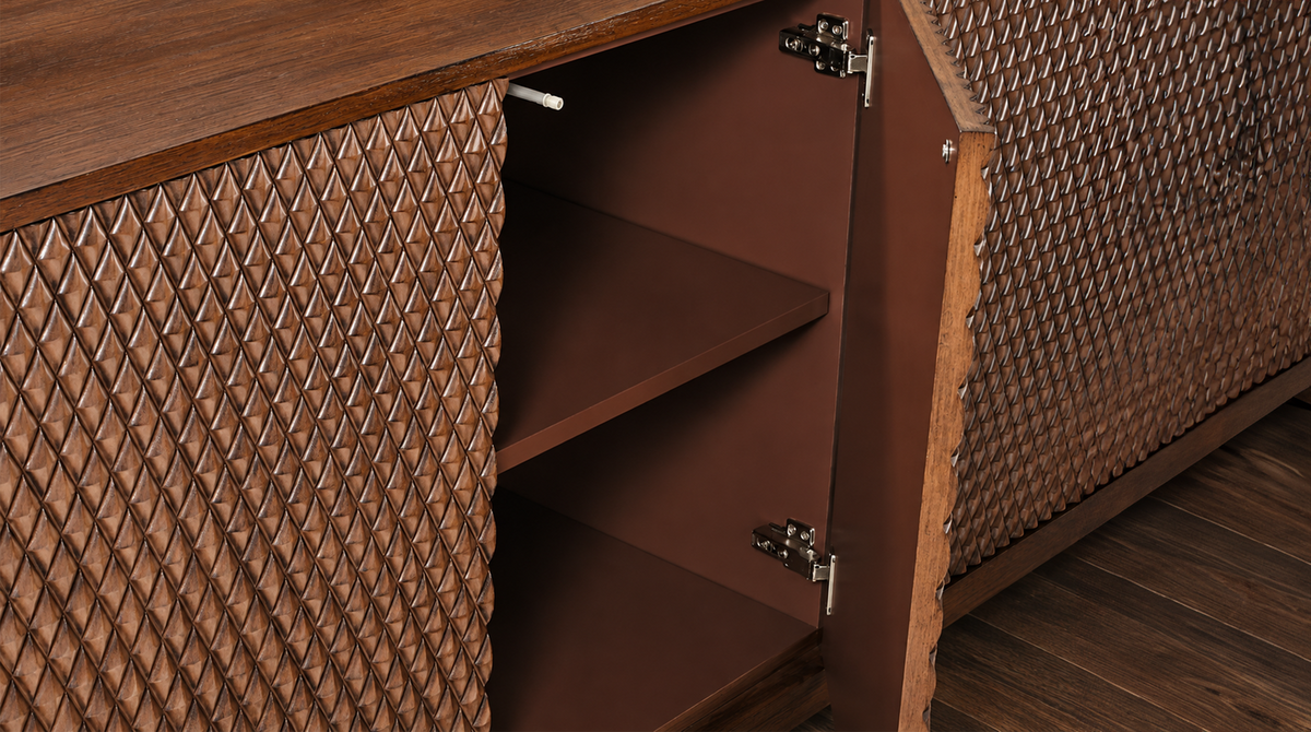 SIDEBOARD COPAS Braun Holz - Braun, Eichenholz/Holz (180/85/40cm) - KAWOLA