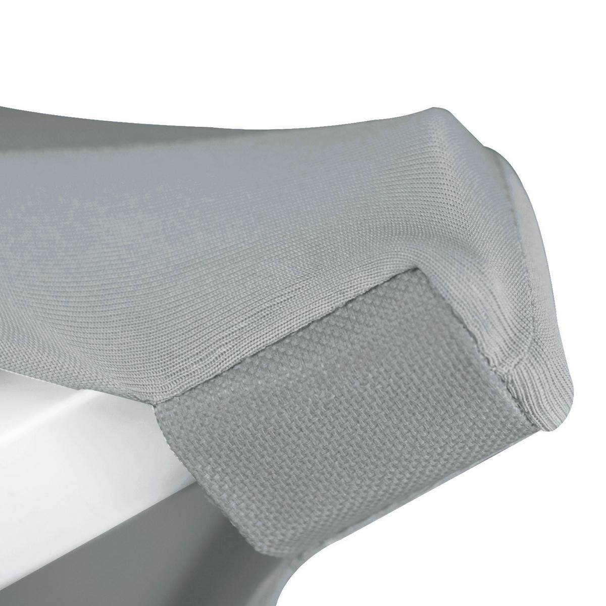 STEHTISCHHUSSE Stella Ø 70cm Silber (5tlg) - Silberfarben, Textil (70/70cm) - Beautissu 