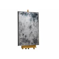 ACRYLBILD HANDGEMALT 83/123 cm - Schwarz/Grau, Textil (83/123cm) - KUNSTLOFT