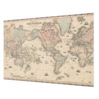 FOTOTAPETE 312x219 cm - Historische Karte - Beige, Textil (312/219cm) - Wallfluent