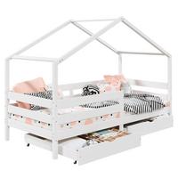 HAUSBETT ENA 90x190 cm weiß - Weiß, Holz (90/190cm) - IDIMEX