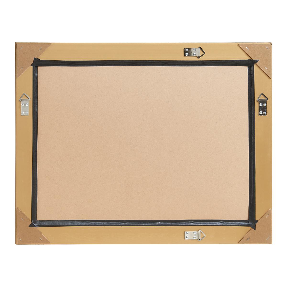 WANDSPIEGEL Punkalaidun - Goldfarben, Naturmaterialien/Glas (80/3/60cm) - [en.casa]