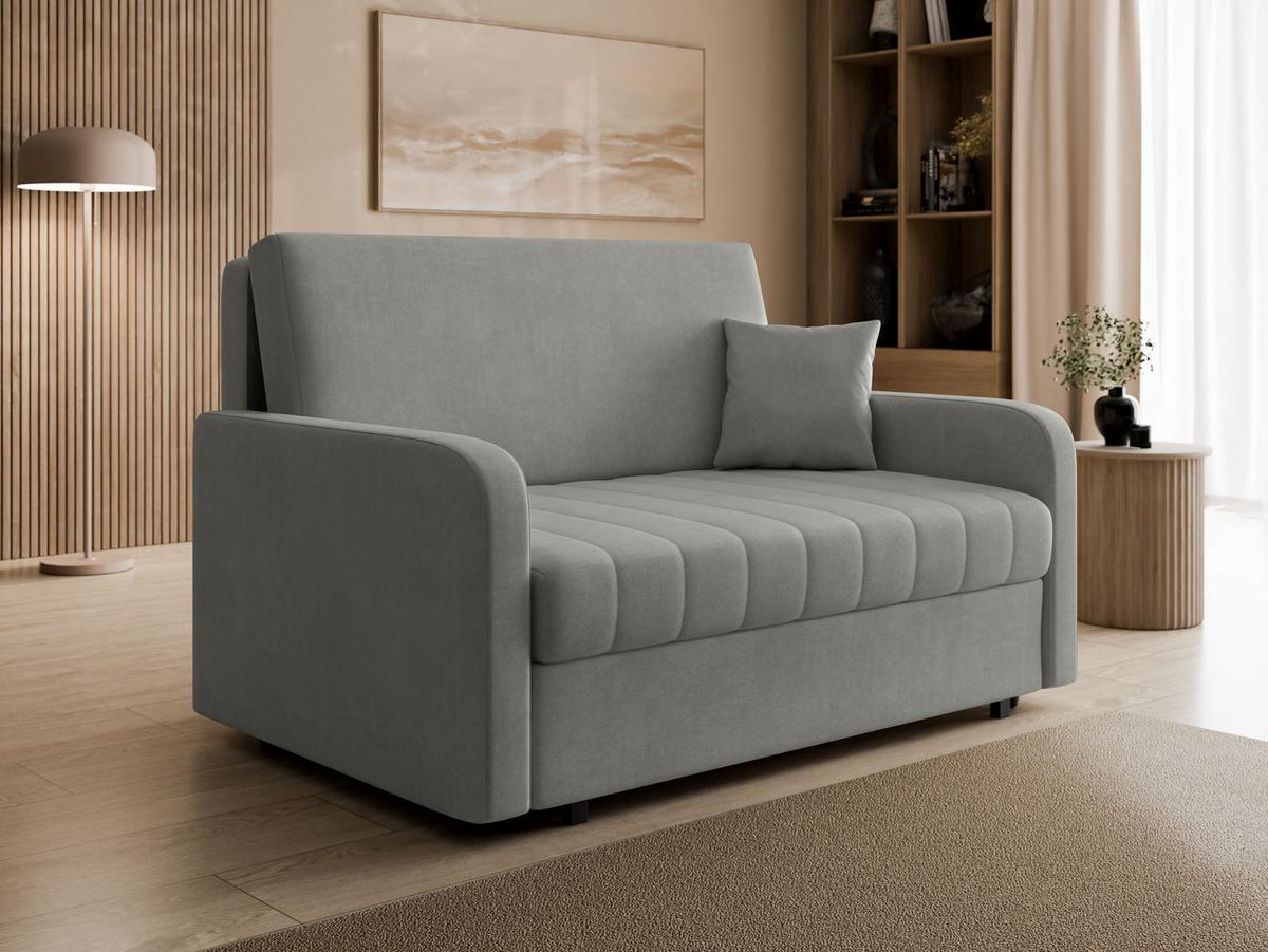 SCHLAFSOFA Viva Silk III - Schwarz/Grau, Holz/Textil (152/85/98cm) - MIRJAN24
