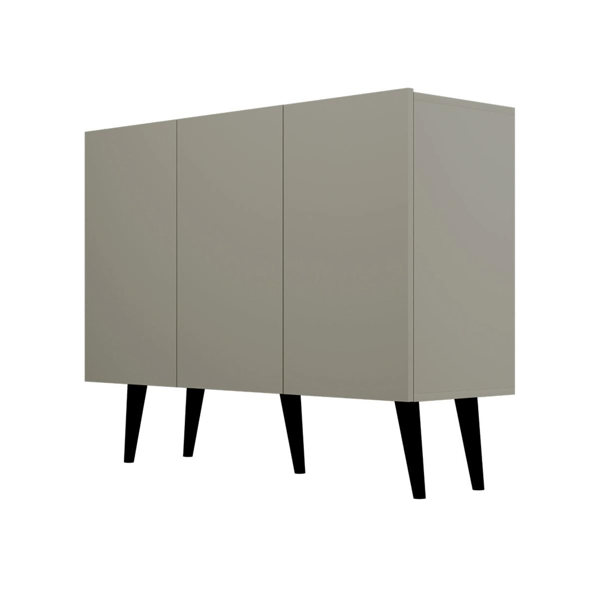 SIDEBOARD Toronto Grau - Grau, Holzwerkstoff (120/95.5/40cm) - Petits-meubles