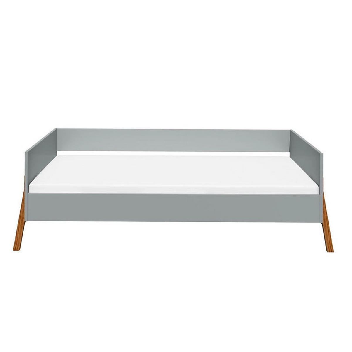 BETT Grau - Grau, Holzwerkstoff - Petits-meubles