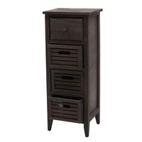 KOMMODE Grau, Braun - Braun/Grau, Holz (30/74/25cm) - MCW