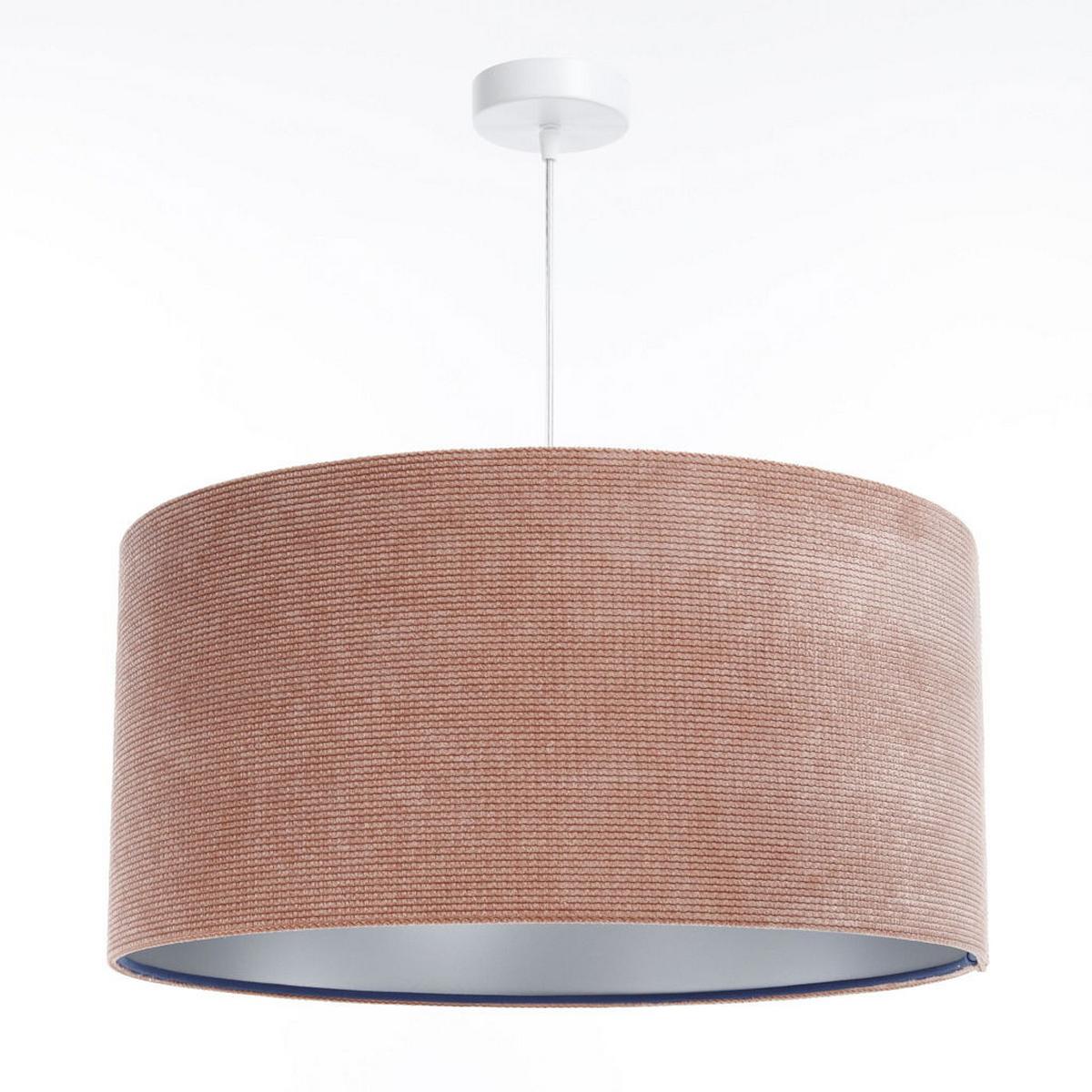 HÄNGELEUCHTE Rosa 50/25 cm - Pink/Silberfarben, Kunststoff (50/0.6/25cm) - ONZENO