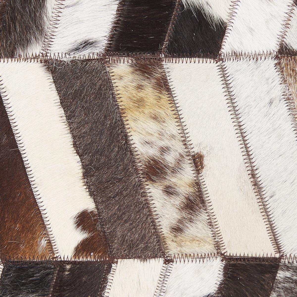 PATCHWORK-TEPPICH Akyele 230/160 cm - Multicolor, Fell (160/230cm) - Beliani