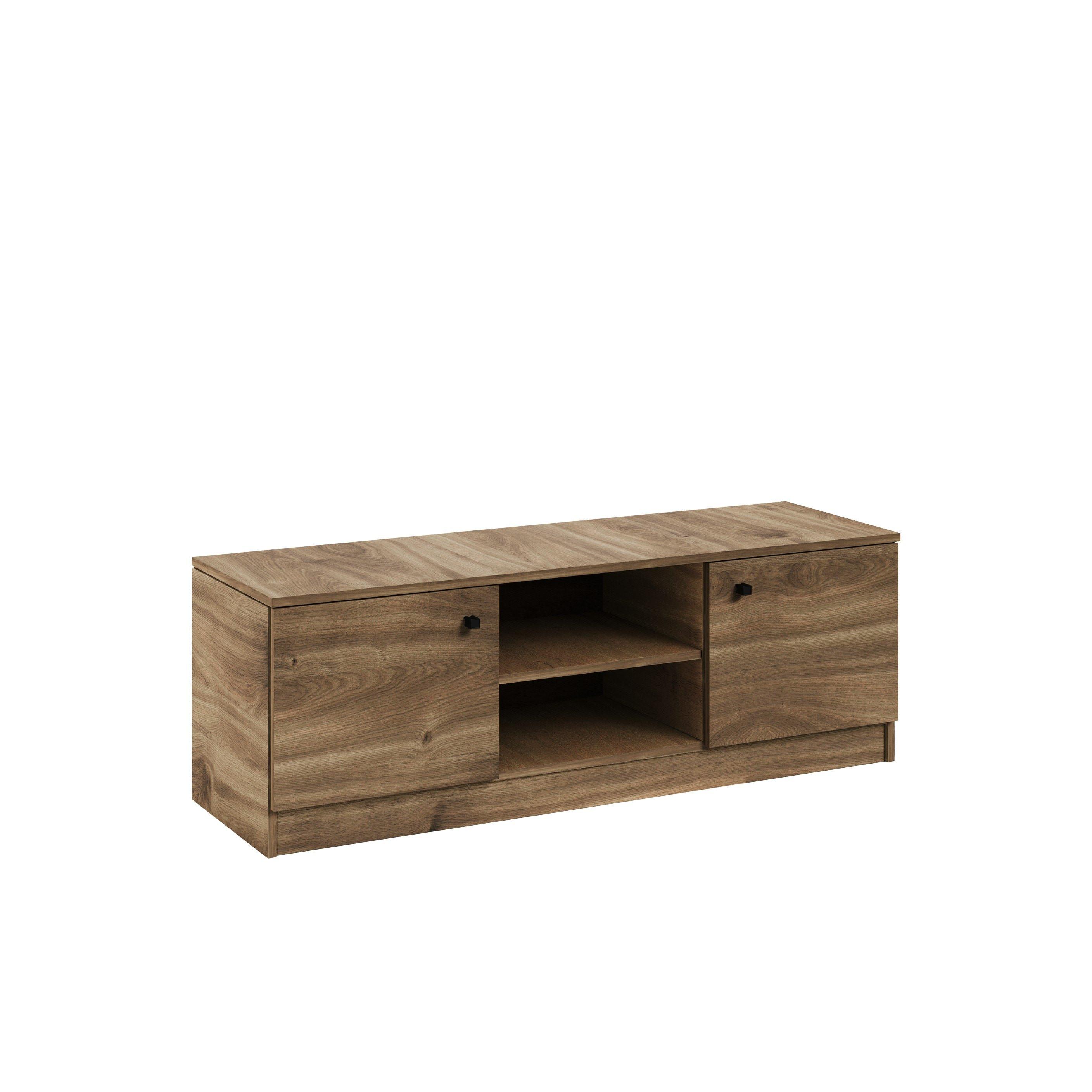 LOWBOARD NESTOS 120/48,5/40 cm, Braun - Braun, Holzwerkstoff (120/48.5/40cm) - MASSENO