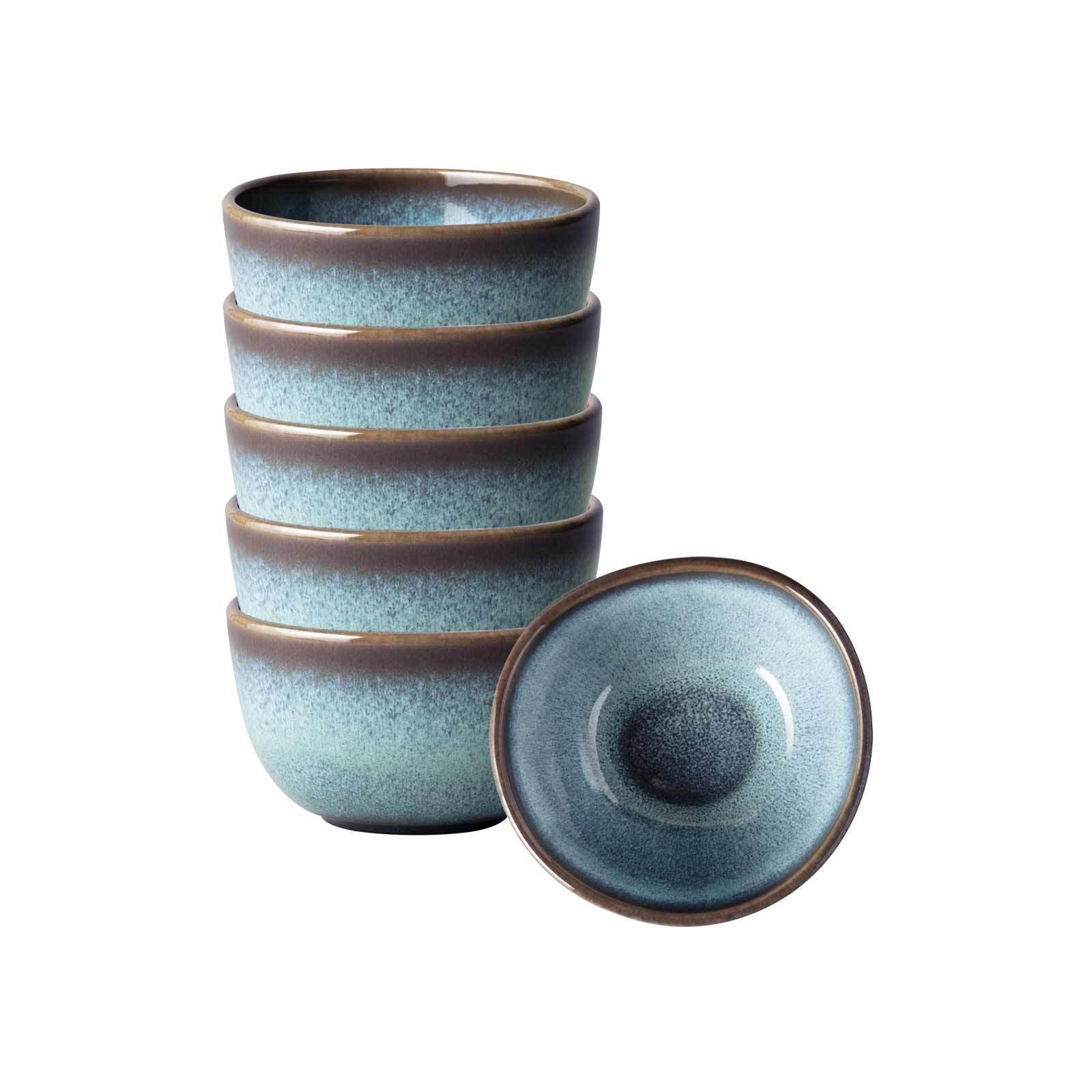 DIPSCHÄLCHEN Lave Glacé 10 x 9 cm 6er Set - Türkis, Keramik (9.9cm) - like.Villeroy & Boch
