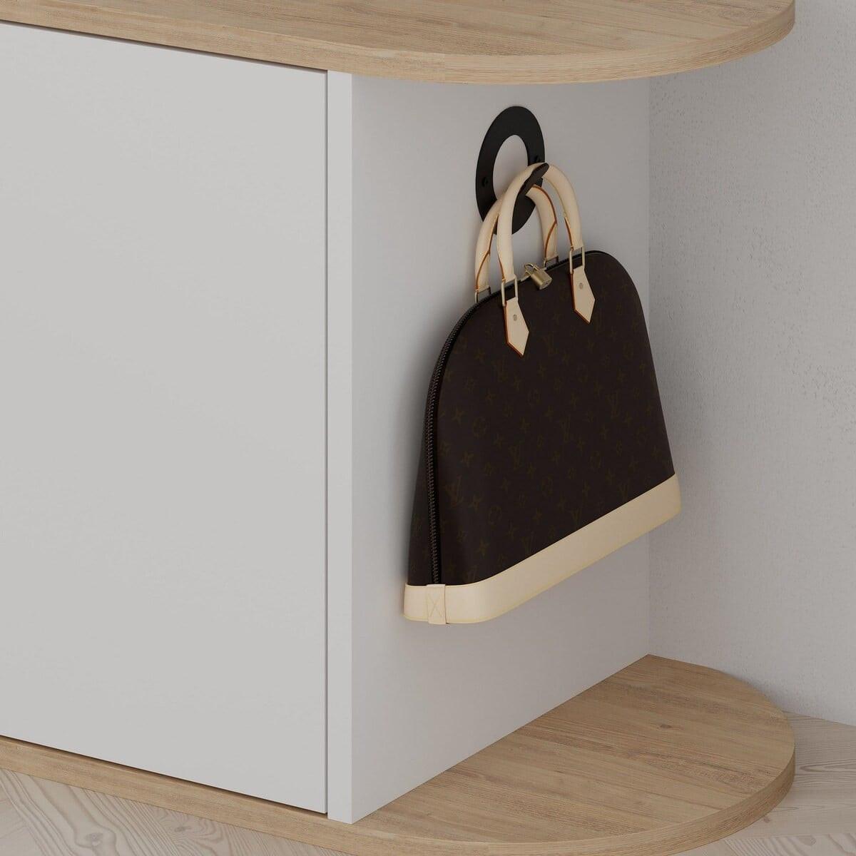 SCHUHAUFBEWAHRUNG 2 Türen B104 cm – NOVA - Eichefarben/Weiß, Holzwerkstoff (37/50/123.1cm) - Calicosy