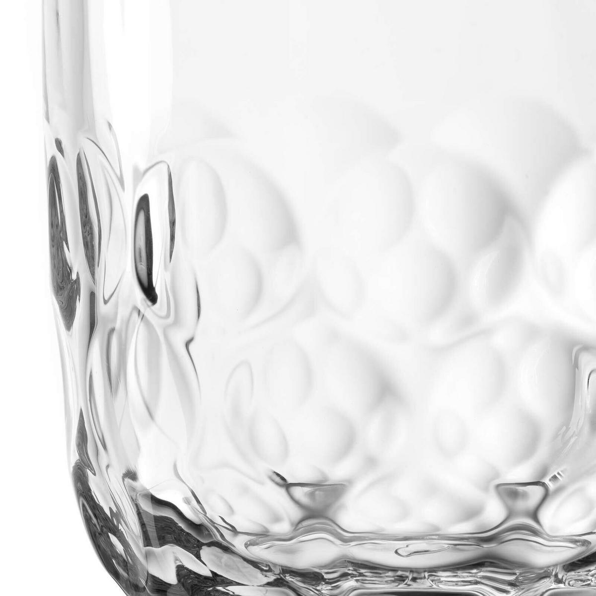KAFFEEGLÄSER (1) Gocce transparent 220 ml 2er Set - Transparent, Glas (7.6/8.5/7.6cm) - Leonardo Living