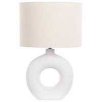 TISCHLAMPE Venta 38/38/58 cm - Weiß, Keramik (38/38/58cm) - Beliani