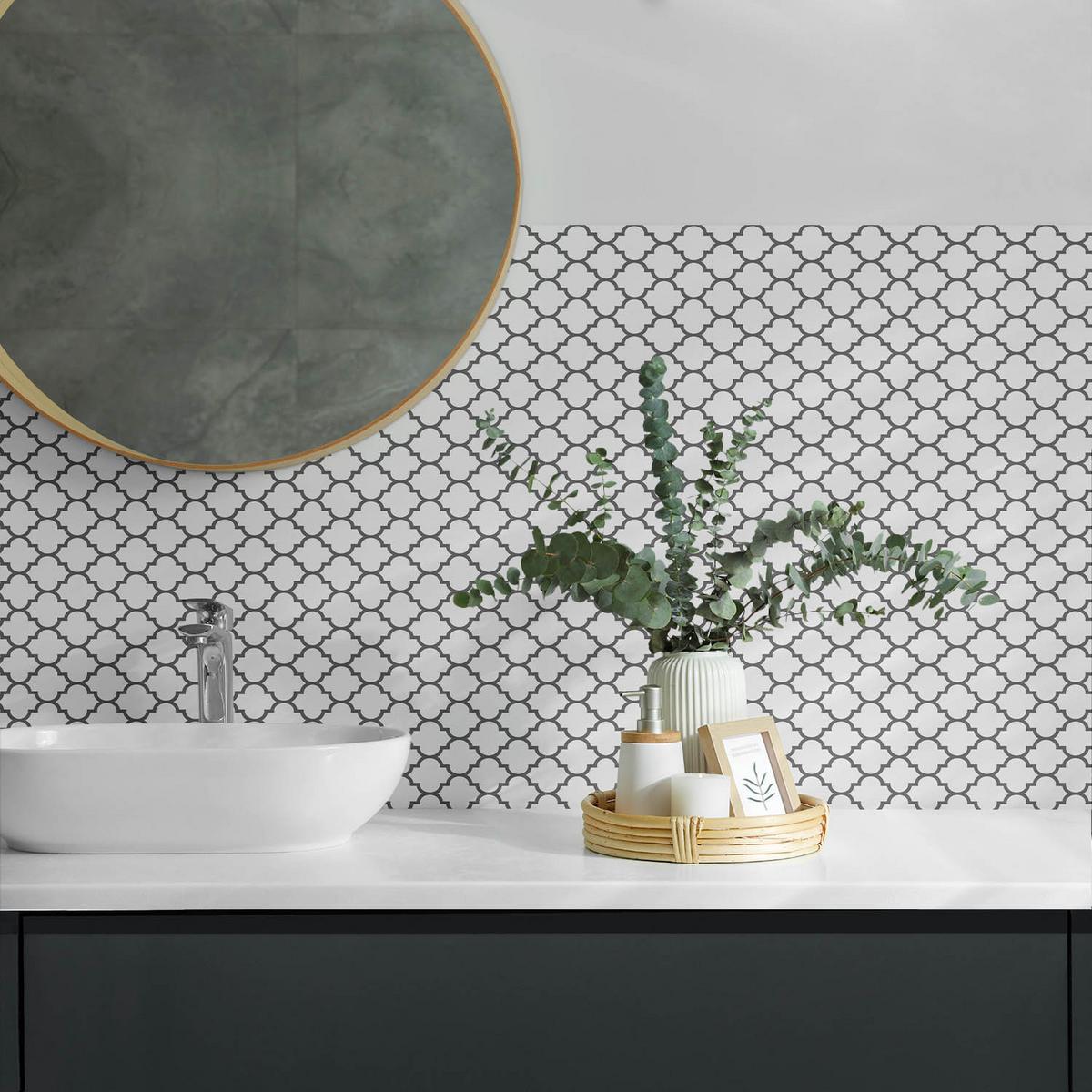 WANDPANEEL 6x 60x30 cm selbstklebend Jornisse - Schwarz, Kunststoff (30/1.6/60cm) - Wallfluent