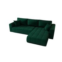 ECKSOFA Camila - Grün, Holzwerkstoff/Textil (280/185cm) - Fun Möbel