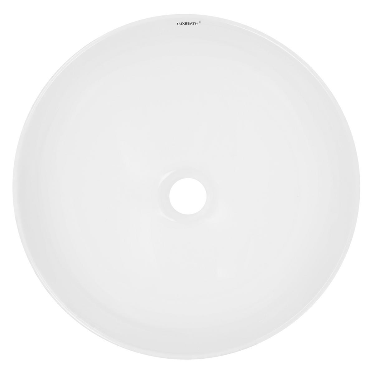 WASCHBECKEN - Weiß, Keramik (40/14.7/40cm) - LuxeBath