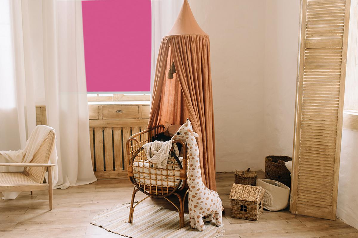 INNENROLLO - Fensterrollo - Rollo - 60x40 cm - Rosa - Pink, Kunststoff (60/140/0.5cm) - TULUP