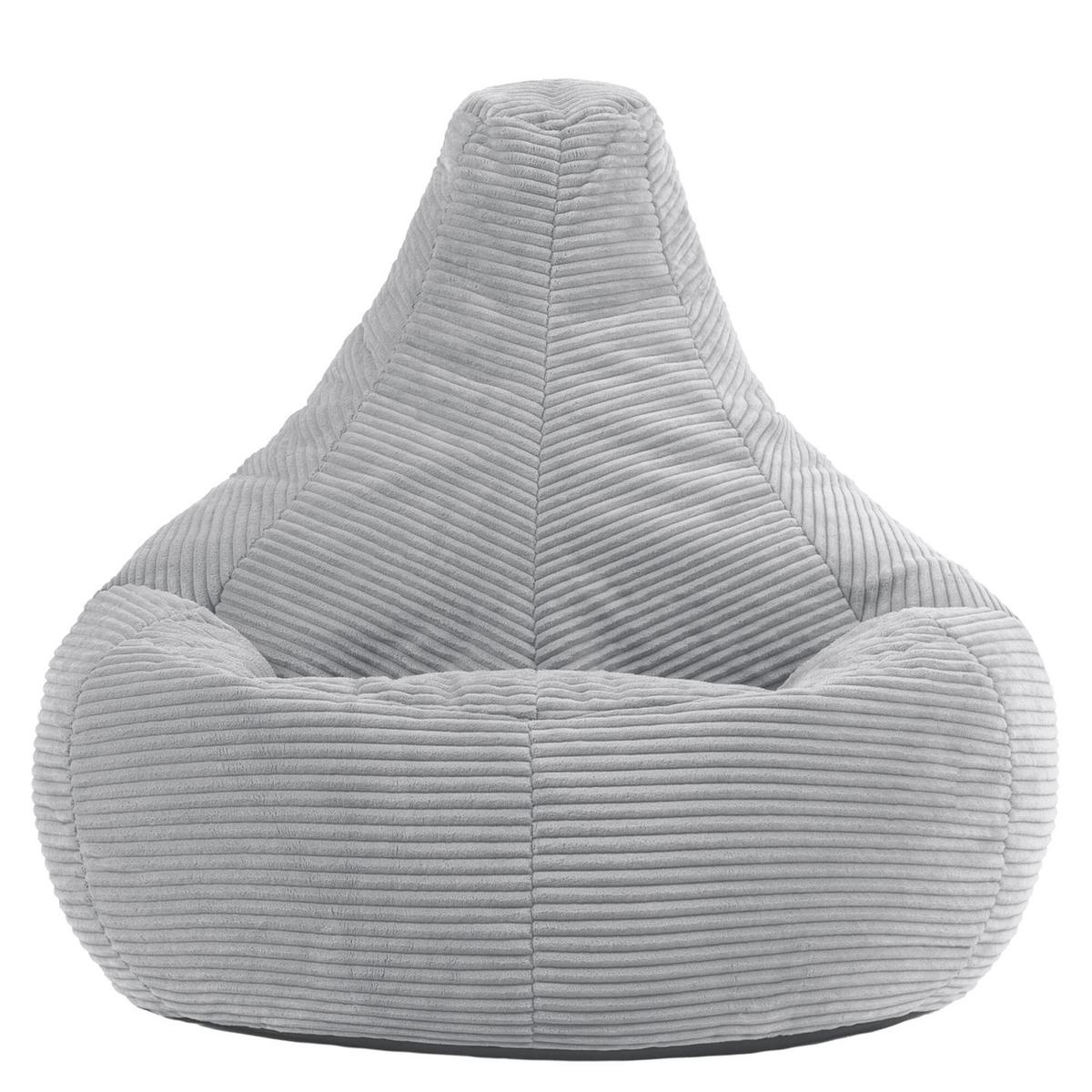 SITZSACK Dalton - Grau, Kunststoff/Textil (82/76/82cm) - icon