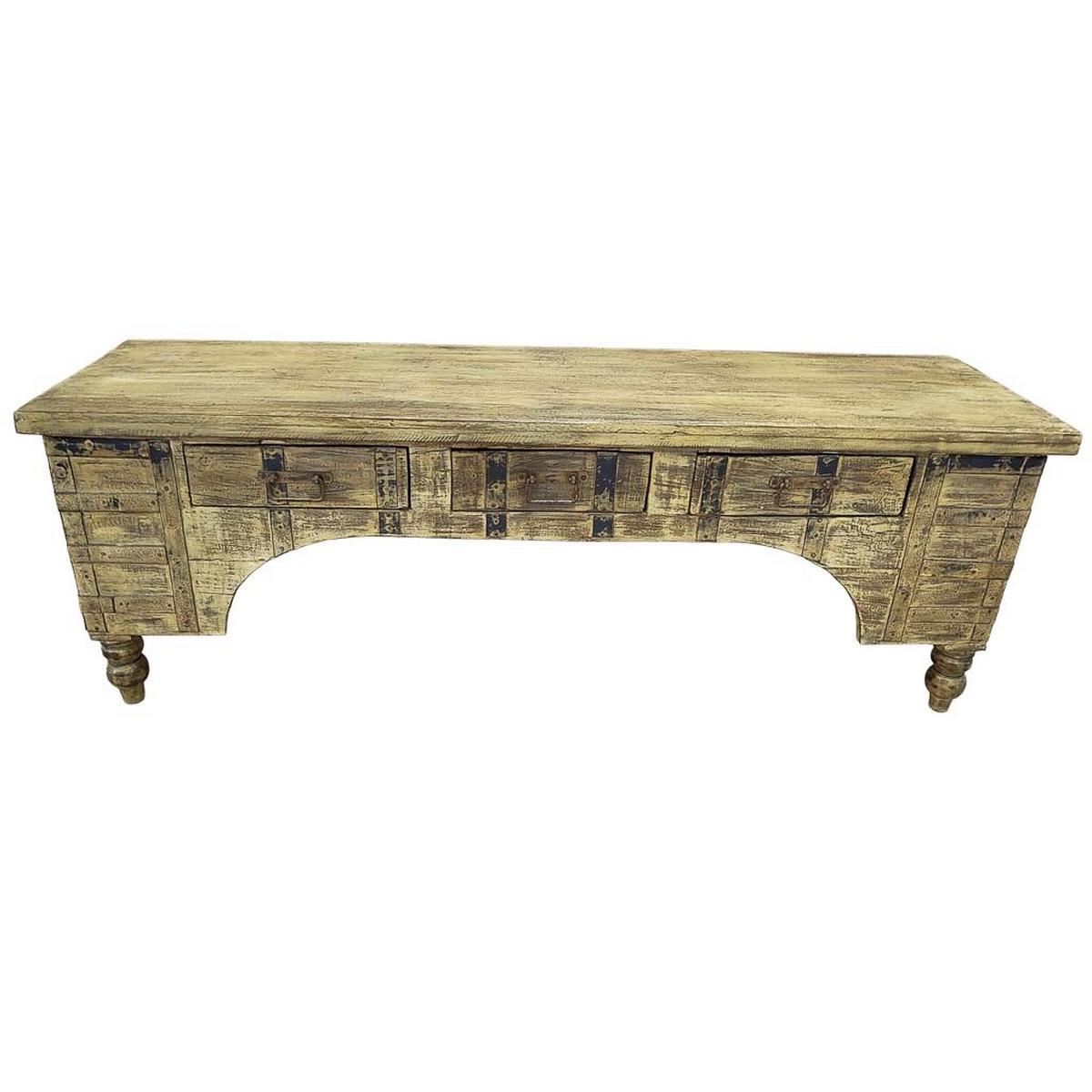 TV-LOWBOARD aus Holz, 175x45x57cm - Braun, Holz (175/57/45cm) - Wanderlust