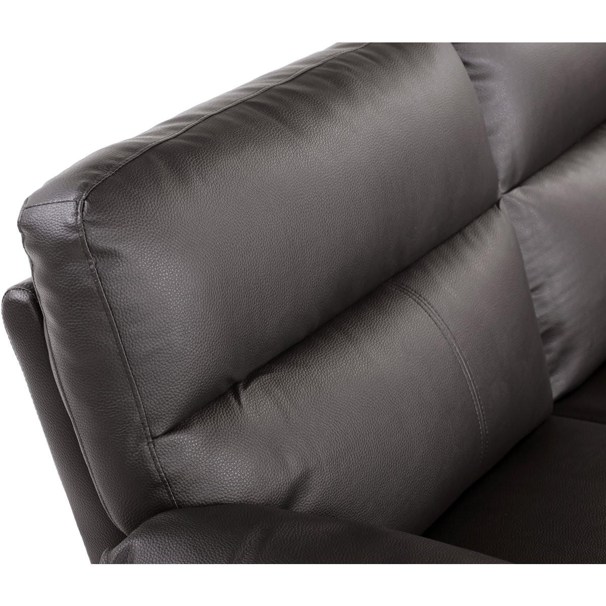 EINZELSOFA dallas Braun - Braun, Textil (88/90/169cm) - Habitat Garten