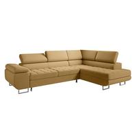 ECKSOFA Eden 4 Sitzplätze Gelb - Gelb, Holzwerkstoff (271/201cm) - Petits-meubles