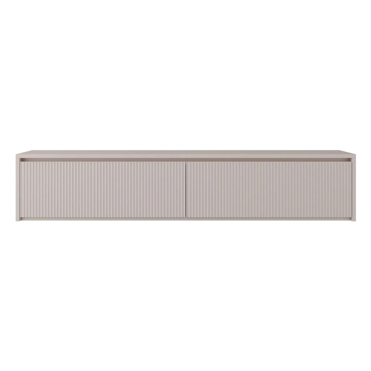 TV-LOWBOARD Vemmi Kaschmirgrau, 180 cm - Taupe, Holzwerkstoff (180/35.5/31.8cm) - Selsey