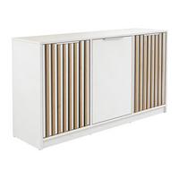 KOMMODE Bali Lux 3D - Eichefarben/Weiß, Holzwerkstoff (138/82/41cm) - MIRJAN24