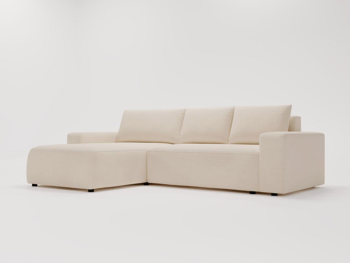 ECKSOFA Tazones Beige Links - Beige, Holz/Kunststoff (250/165cm) - Graingold