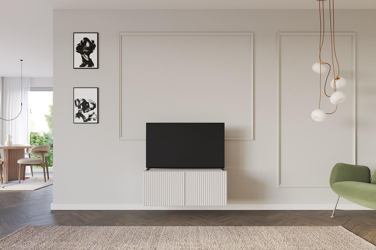 LOWBOARD NOA-2-W 100x40x40 cm - Kaschmir - Kaschmir, Holzwerkstoff (100/40/40cm) - ALTDECOR
