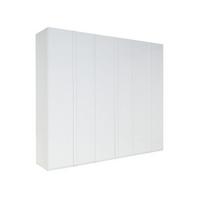 KLEIDERSCHRANK Weiß Hochglanz 270/237/61 - Weiß Hochglanz, Holzwerkstoff (270/237/61cm) - RAUMHIRSCH FURNITURE