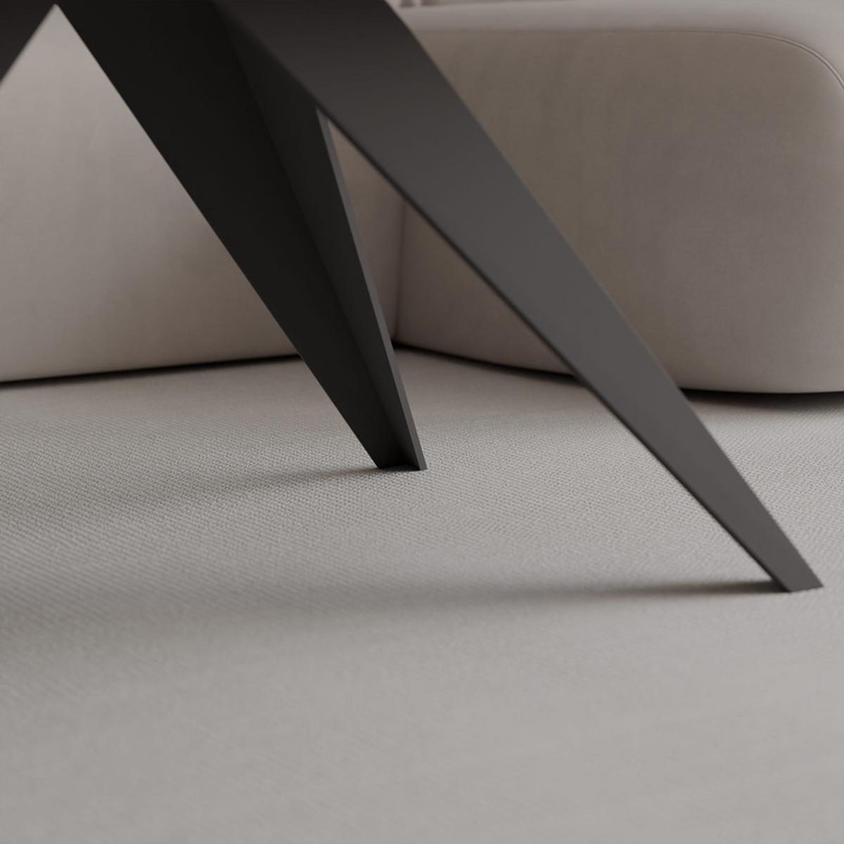 COUCHTISCH AIRA 120/60/48 cm Rechteckig, Schwarz/Lefkas-Eiche - Schwarz/Eiche San Remo, Metall (60/120/48cm) - Idohome