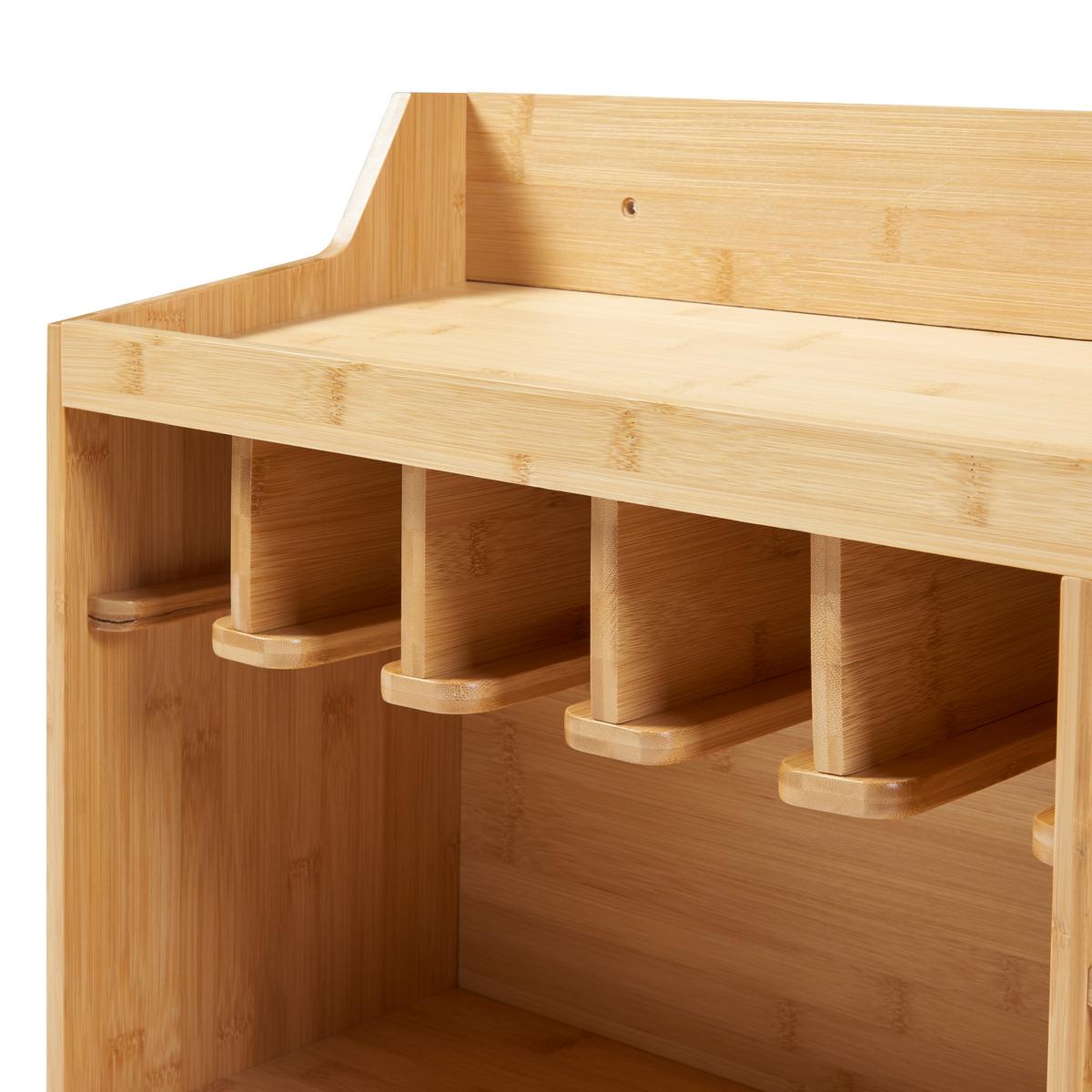 WERKZEUG-ORGANIZER Gjemnes - Naturfarben, Holz (86/45/25cm) - [en.casa]