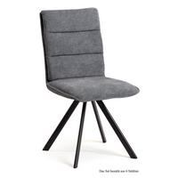 ESSZIMMERSTUHL (6er-Set) Debbi 47x92x60 Schwarz/Grau - Schwarz/Grau, Kunststoff (60/92/47cm) - 58aufmkessel