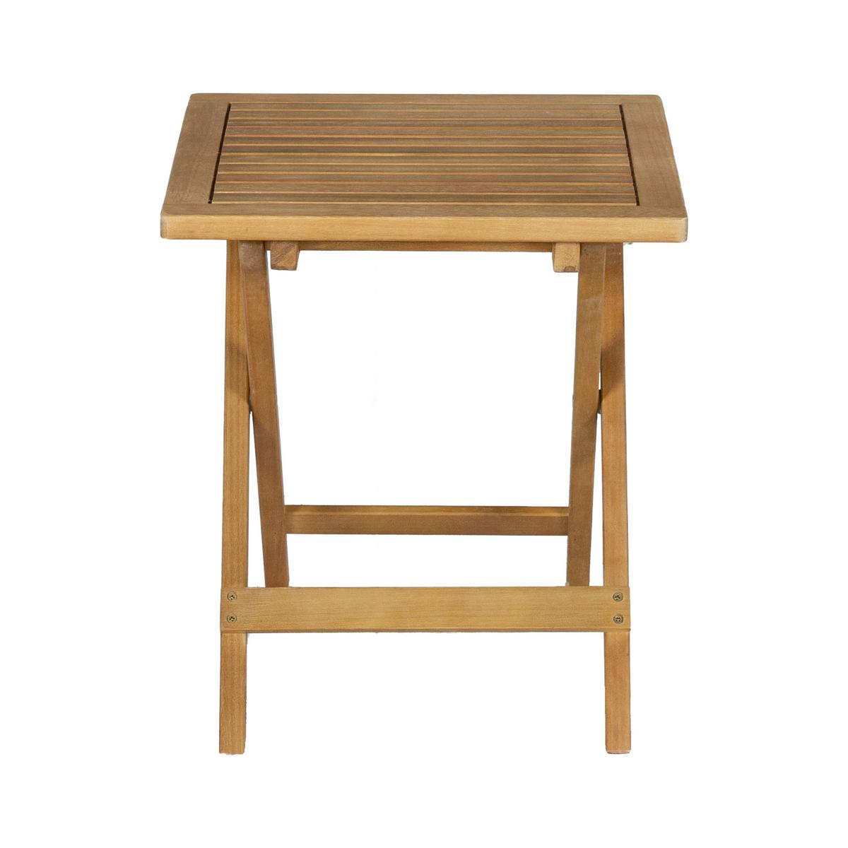 BISTRO-SET 3 TLG. Capistrello - Naturfarben/Weiß, Holz/Textil - casa.pro