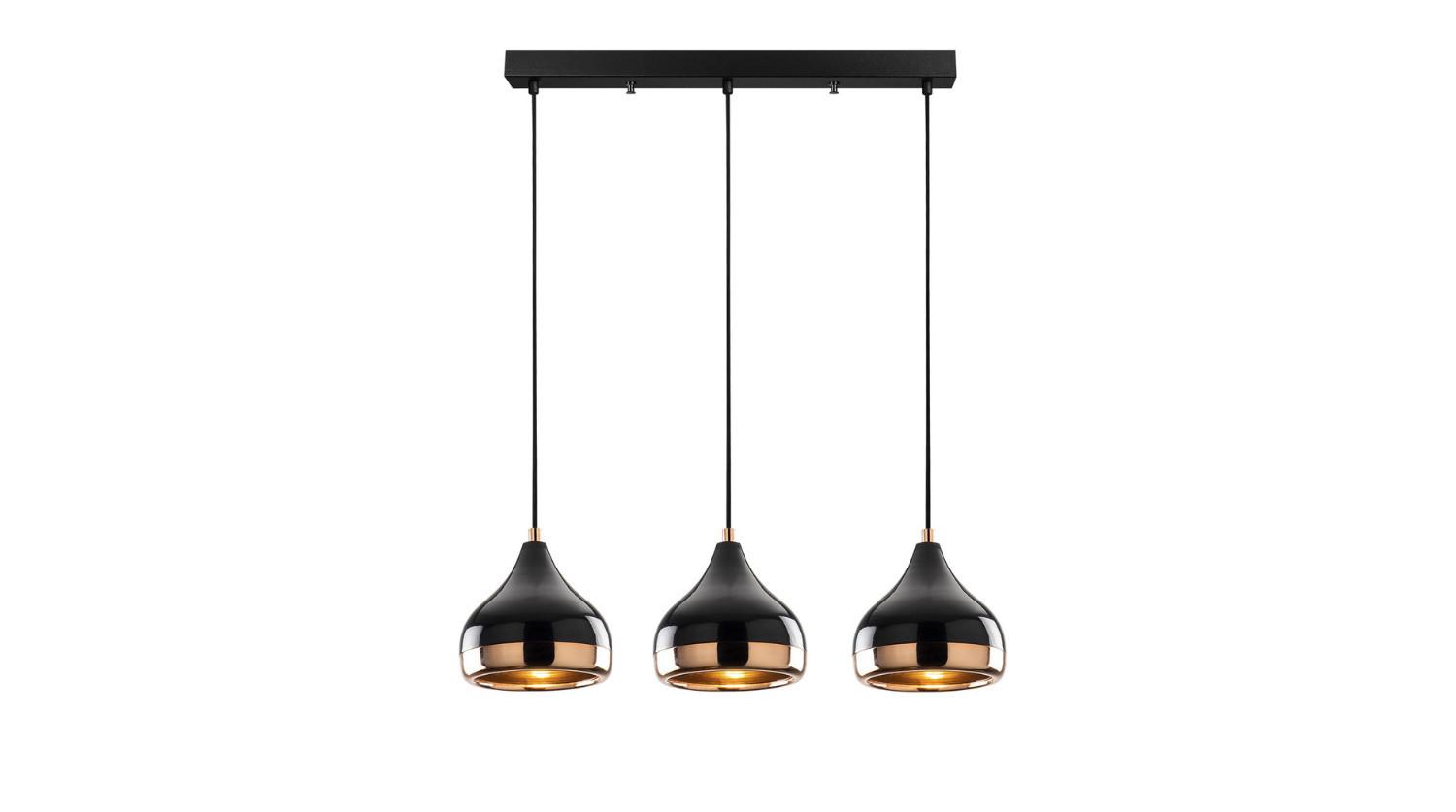 HÄNGELAMPE ADIGE Schwarz Metall - Schwarz, Metall (17/67/111cm) - KAWOLA