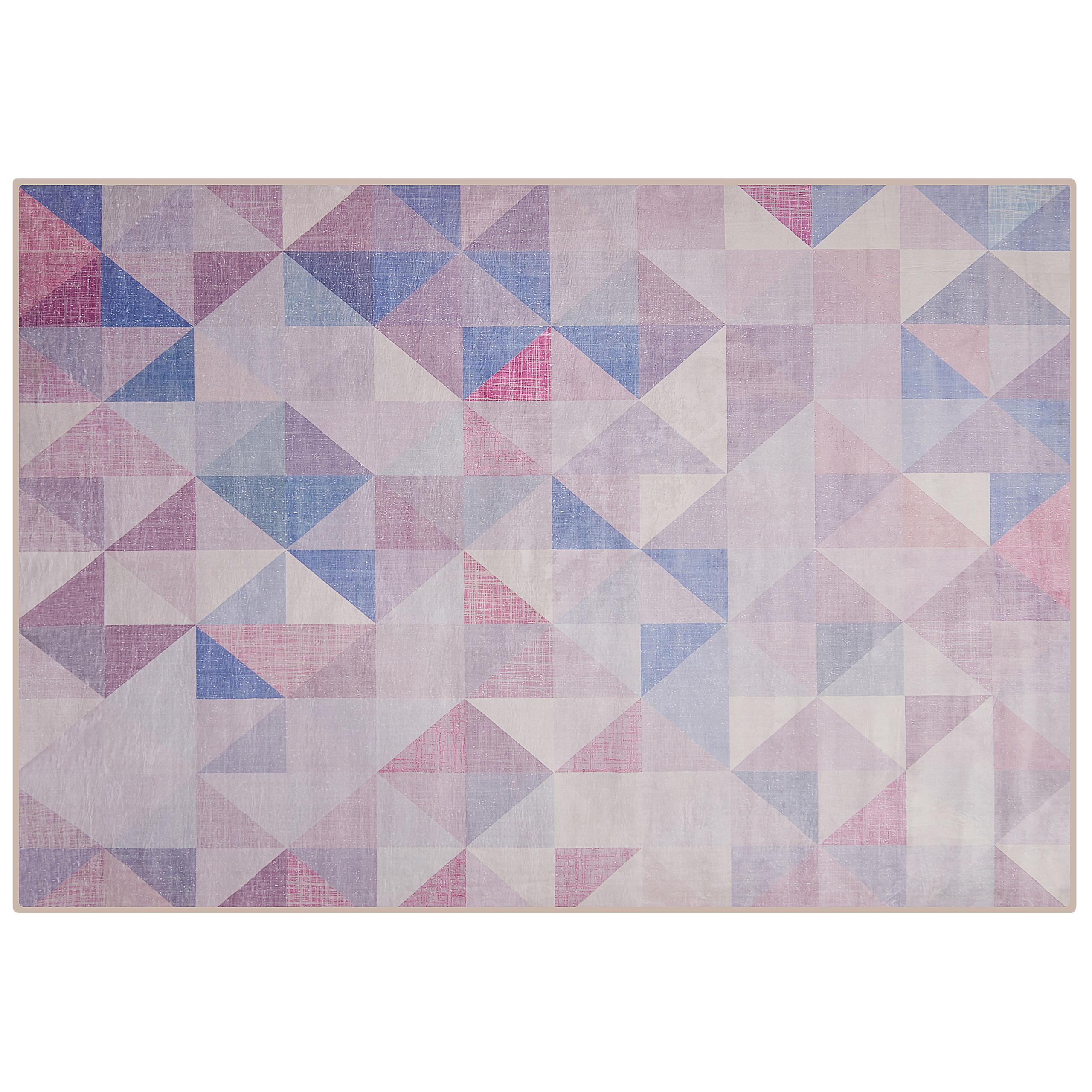 KURZFLOR-TEPPICH Kartepe 230/160 cm - Multicolor, Kunststoff (160/230cm) - Beliani