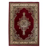 TEPPICH Kurzflor TANNHEIM in Rot, orientalisch, Florhöhe 12 mm, 80 x 150 cm - Rot, Textil (150/80cm) - KADIMA DESIGN
