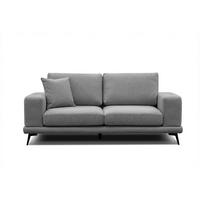 SOFA MEDIOLANE 2,5-Sitzer, grau - Grau, Holzwerkstoff/Textil (203/87/96cm) - Wozimo