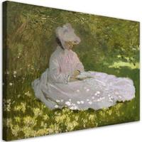 WANDBILD frühling claude monet - Multicolor, Textil (60/40cm) - Feeby