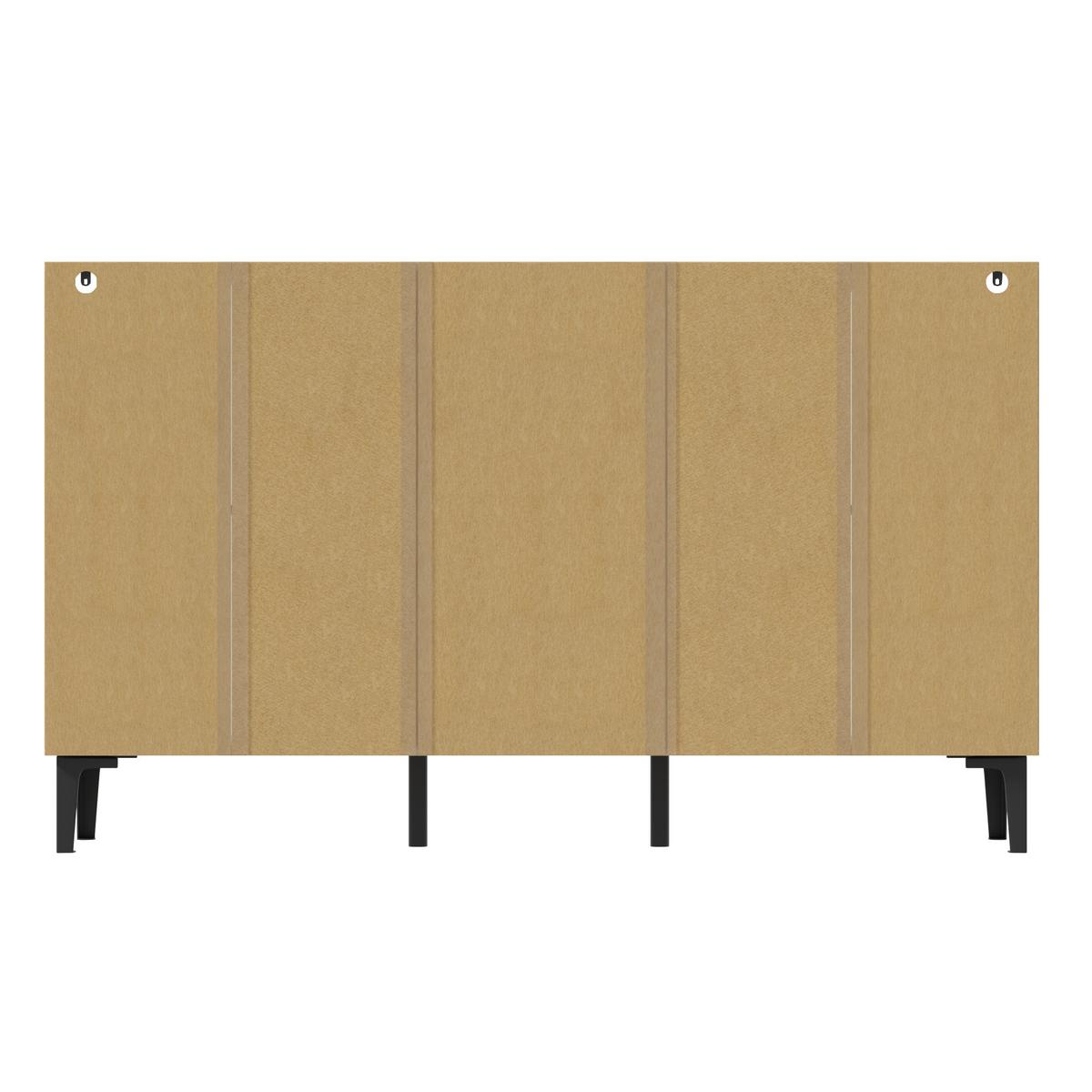 SIDEBOARD holz-optik mit 4 türen & 4 schubladen - Naturfarben, Holzwerkstoff (160/94/36cm) - Urban Meuble
