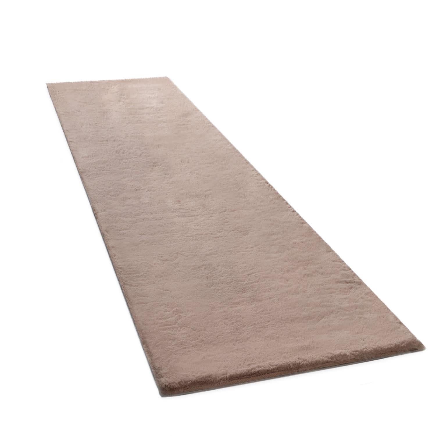 HOCHFLORTEPPICH, einfarbig, Beige, 80 x 300 cm - Beige, Textil (80/300cm) - KADIMA DESIGN