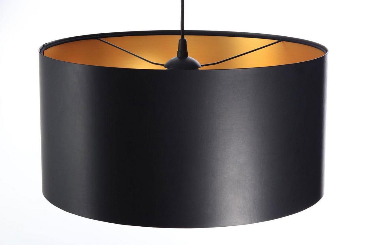 HÄNGELEUCHTE Gold 60/30 cm - Goldfarben/Schwarz, Kunststoff (60/1.1/30cm) - ONZENO