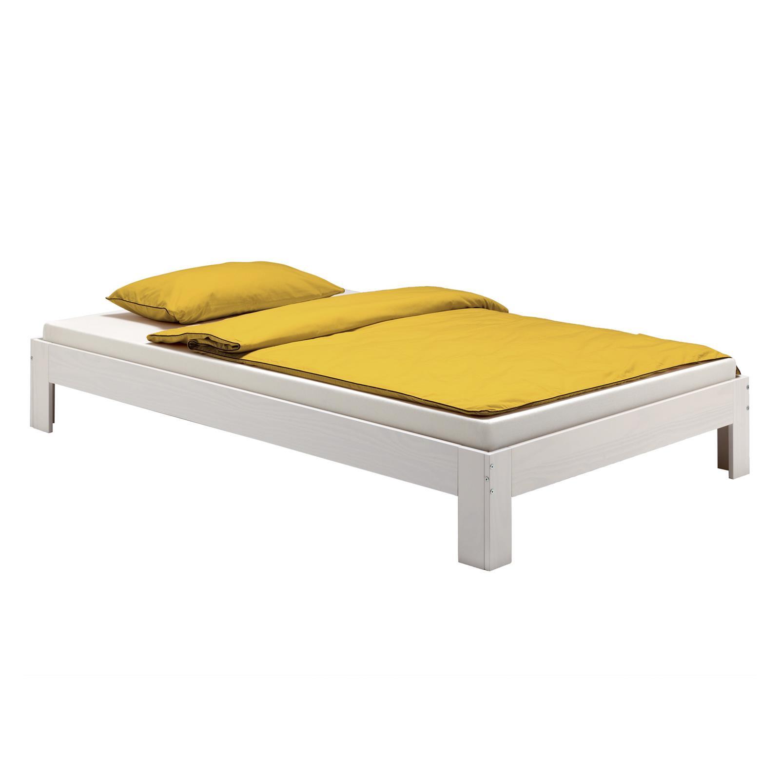 FUTONBETT THOMAS 100x200 cm weiß - Weiß, Holz (100/200cm) - IDIMEX