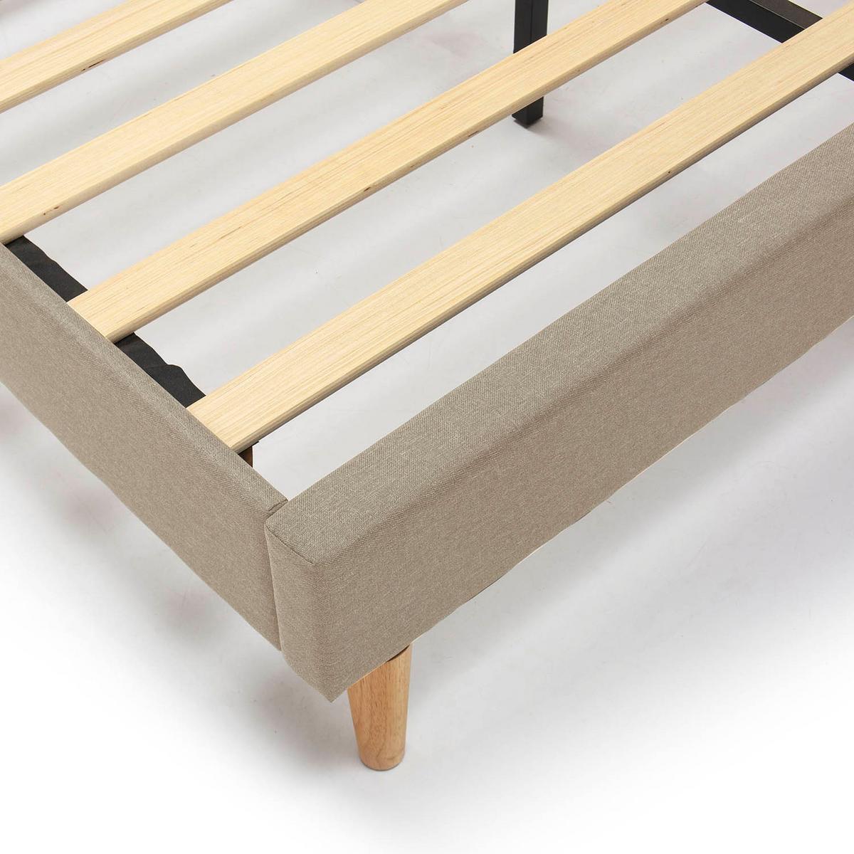 POLSTERBETT 140x190 cm Lauren, Beige - Beige, Textil (140/190cm) - VS Venta-stock