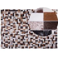 KURZFLOR-TEPPICH Cesme 230/160 cm - Multicolor, Fell (160/230cm) - Beliani