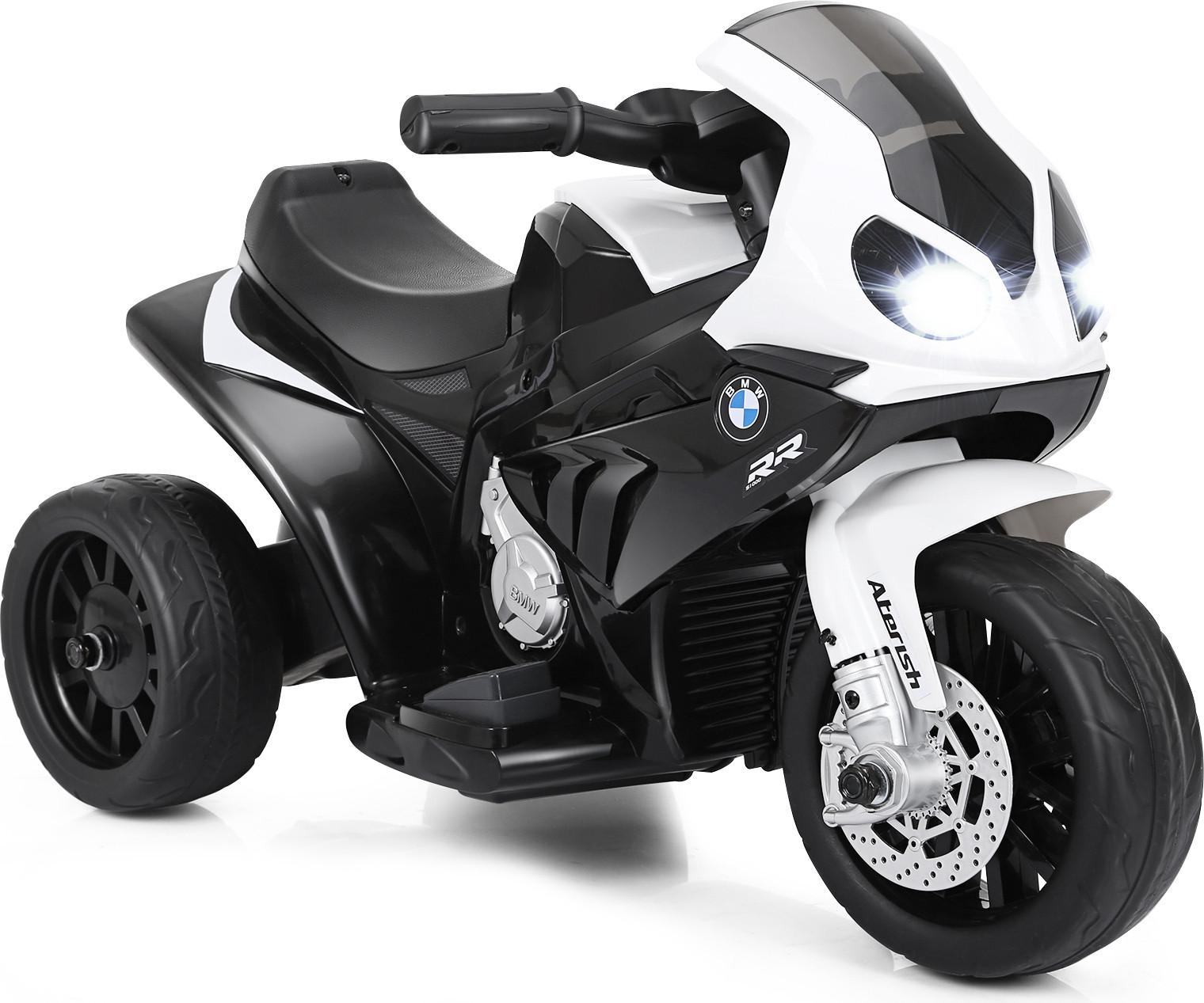 KINDERMOTORRAD BMW 6V Schwarz - Schwarz, Kunststoff (66/44/37cm) - COSTWAY