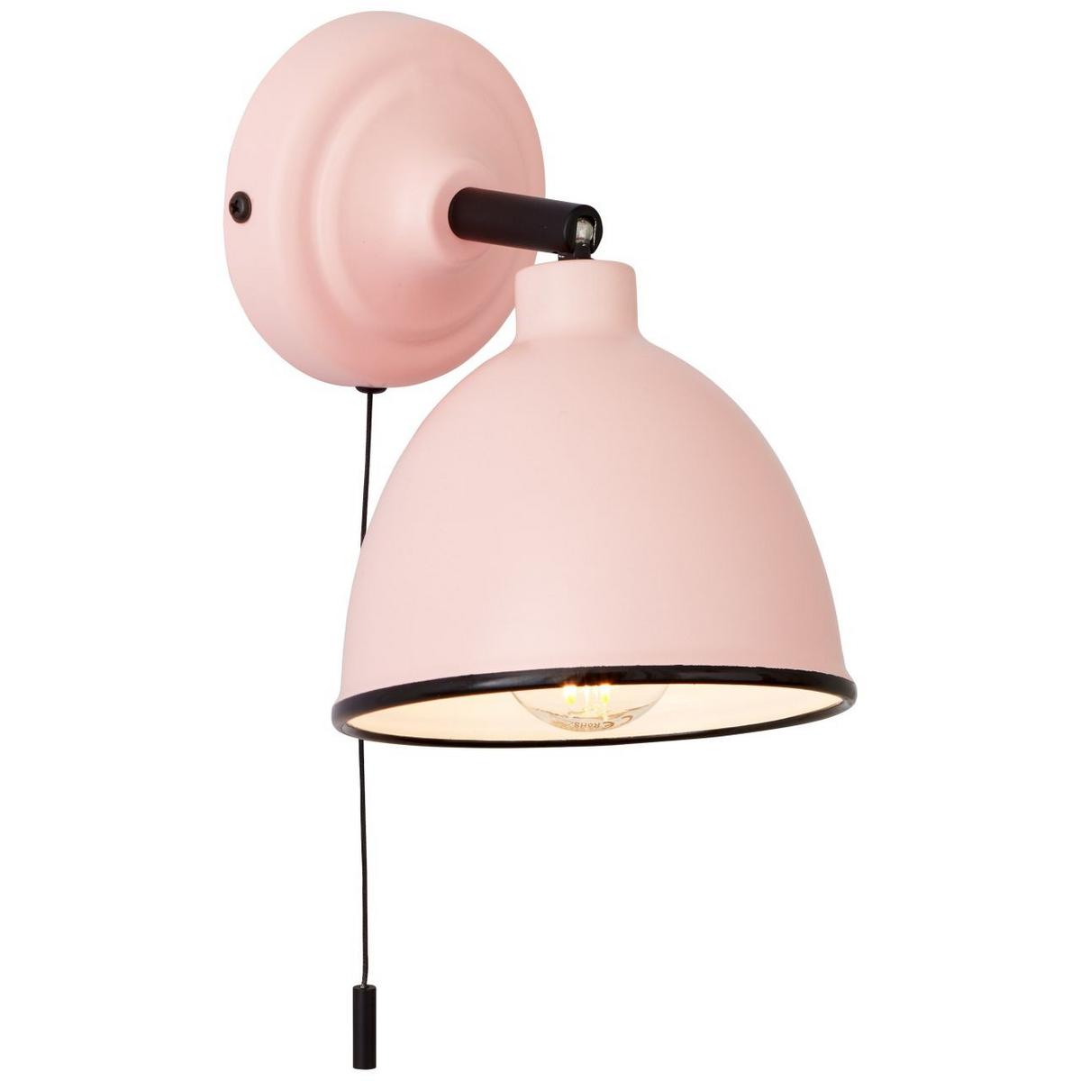 WANDLEUCHTE Telio 97002/17 - Chromfarben/Pink, Metall (12.5/12.5/19.5cm) - Brilliant