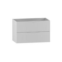 WASCHTISCHUNTERSCHRANK 80cm Tao Weiß - Weiß, Holzwerkstoff (80/50/46.5cm) - Petits-meubles