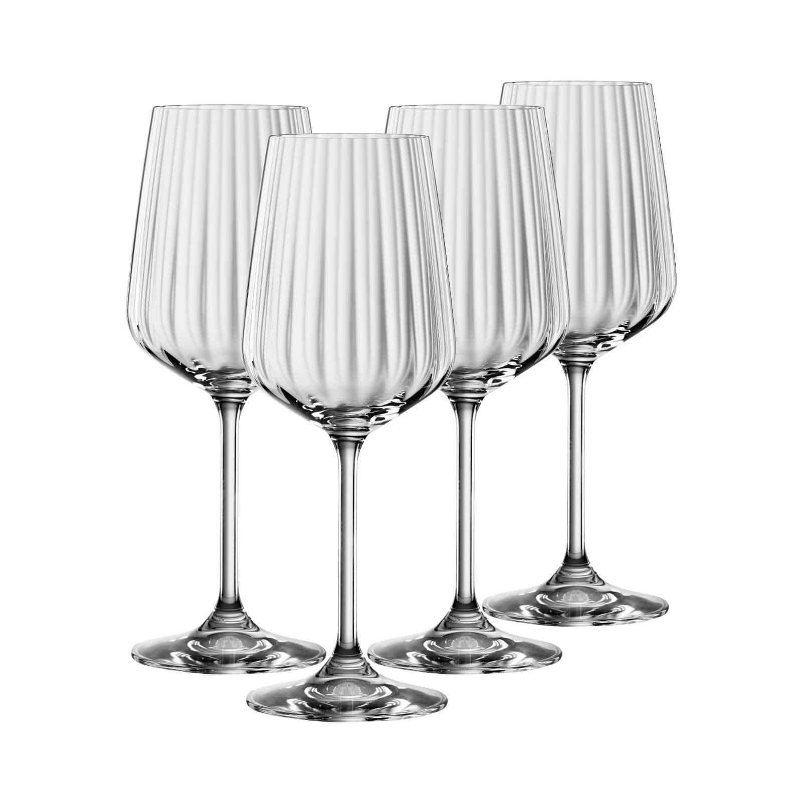 WEISSWEINGLÄSER Lifestyle transparent 440 ml 4er Set - Transparent, Glas (0.44L) - Spiegelau